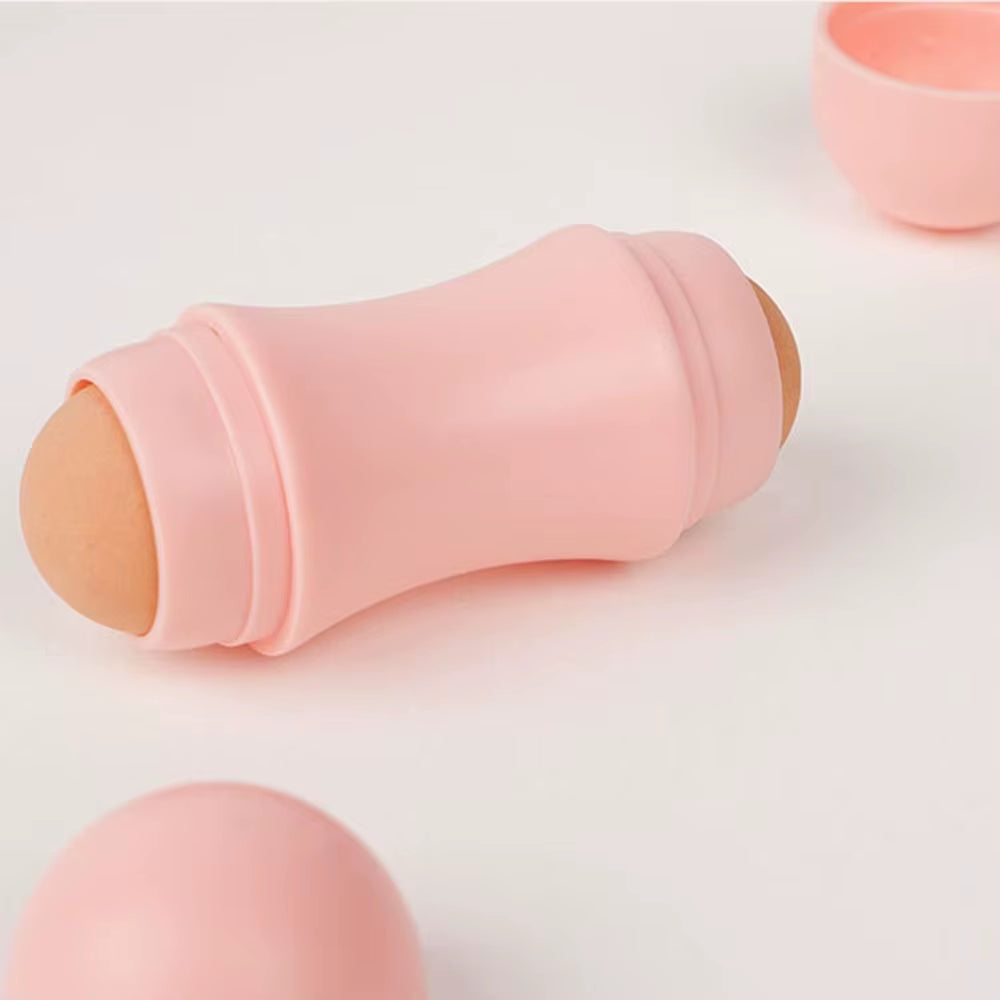 Matteglow™ Volcanic Oil-Absorbing Roller – 2-Ball Reusable Face Tool for Shine-Free, Fresh Skin Anytime