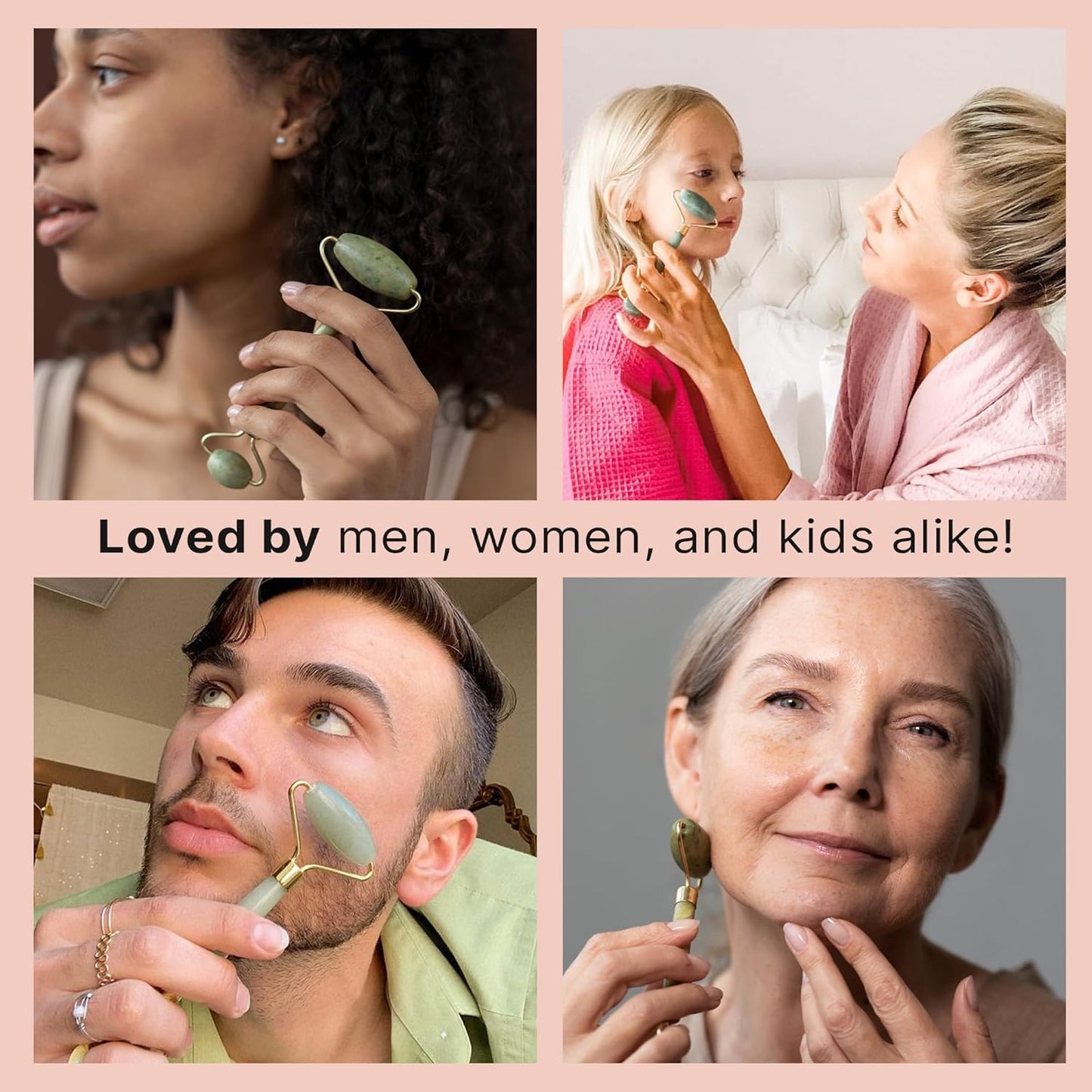 Revitalize Your Skin with Our Jade Roller - The Ultimate Face Massager for Smooth, Youthful Skin and De-Puffing Eye Treatment, Perfect Self-Care Gift for Women
