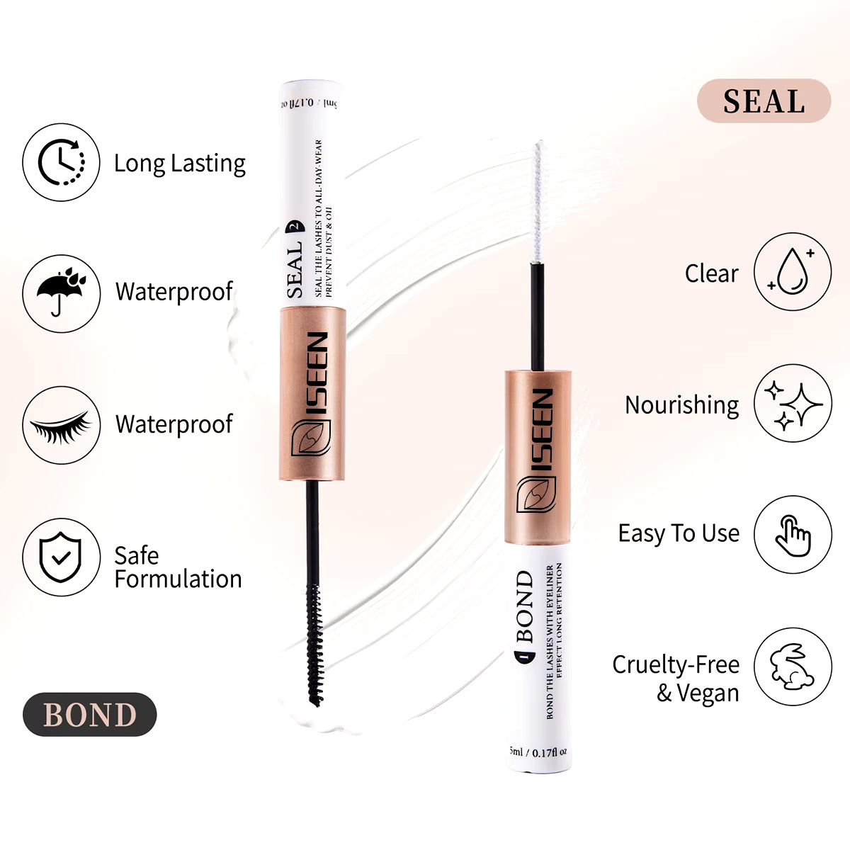 Elevate Your Look with Our DIY Lash Extension Kit – Mix Styles of Lash Clusters, Bond & Seal Remover, Tweezers, and Lash Brush for Flawless Self-Application!
