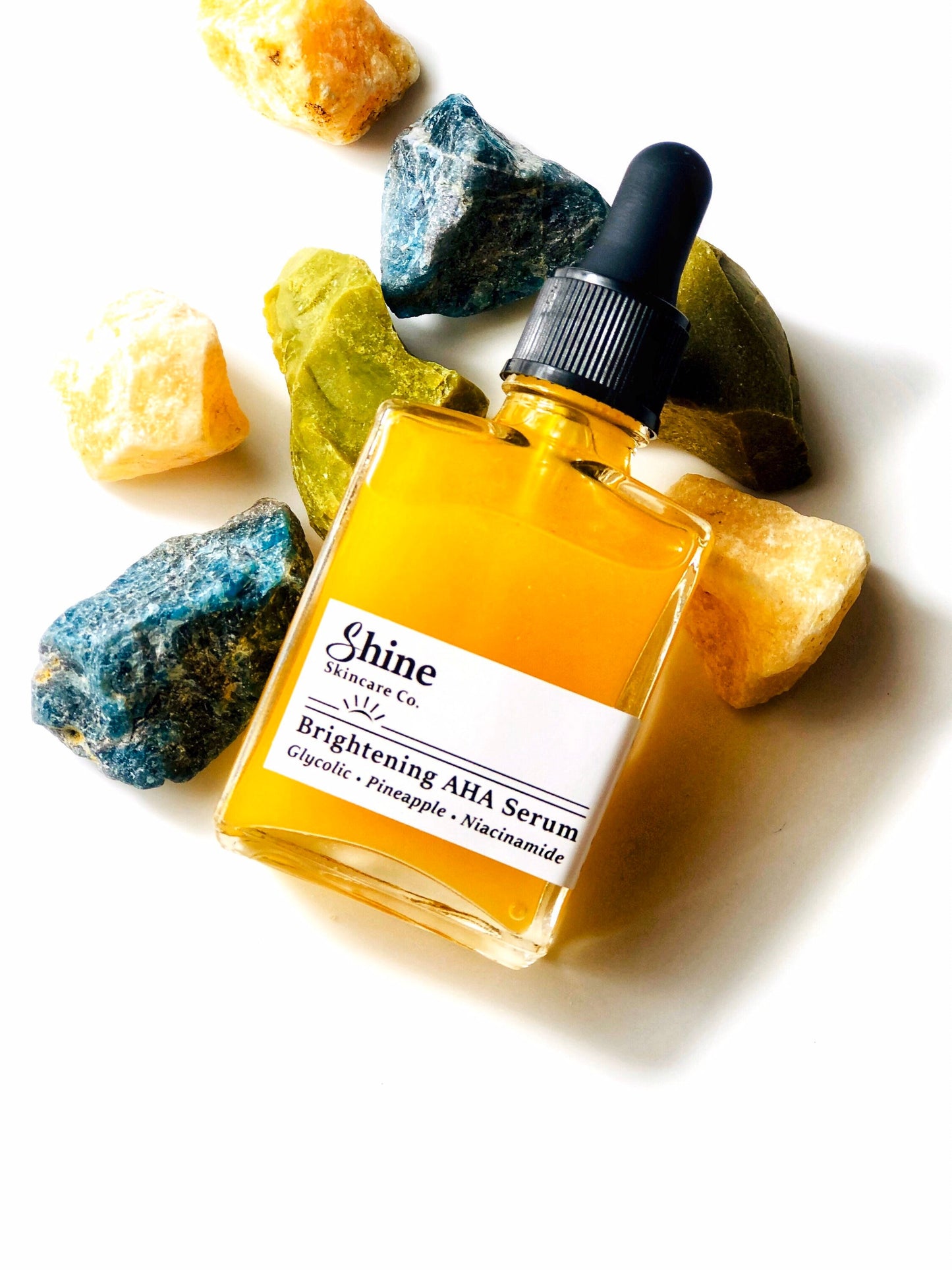 Brightening AHA Serum - Facial Serum - Natural Skincare - Natural Face Serum - Zero Waste Skincare