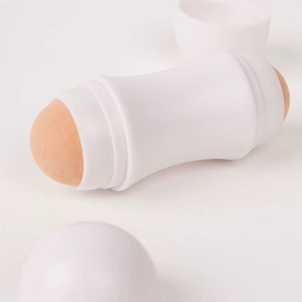 Matteglow™ Volcanic Oil-Absorbing Roller – 2-Ball Reusable Face Tool for Shine-Free, Fresh Skin Anytime