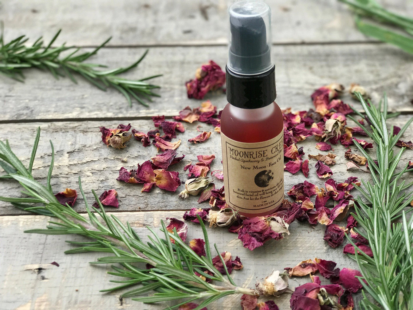 New Moon Face Oil • Just Let the Flowers Do Their Magic • Vegan • Cruelty Free