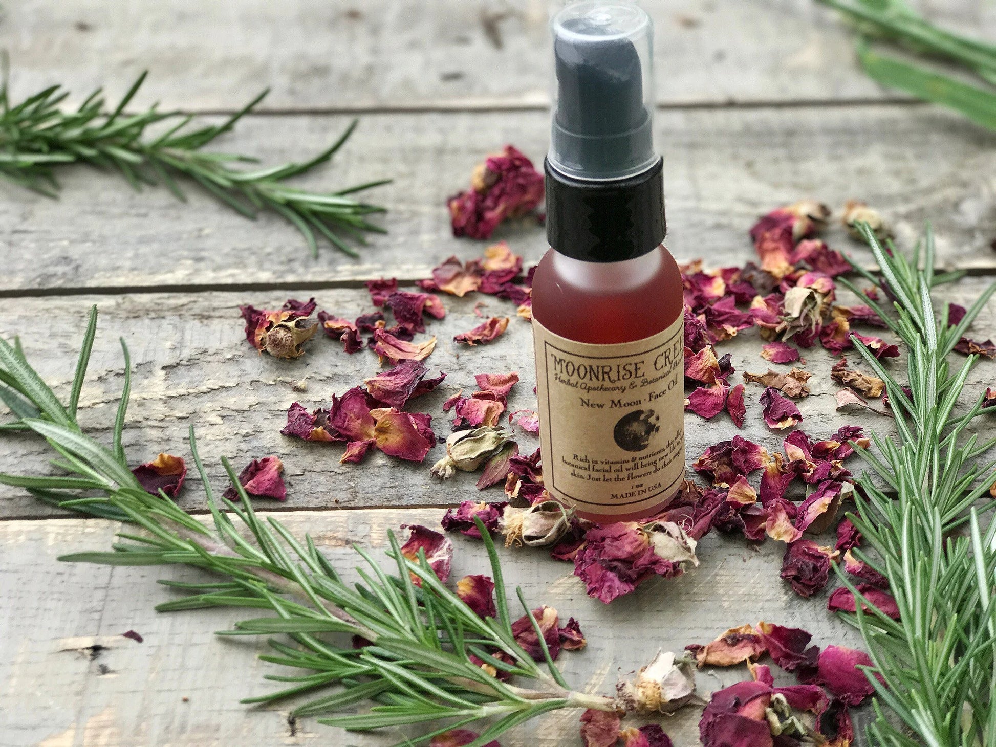 New Moon Face Oil • Just Let the Flowers Do Their Magic • Vegan • Cruelty Free