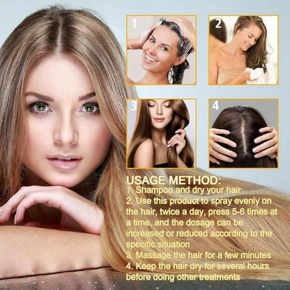 Biotin Hair Growth Spray, Biotin Hair Growth Serum, Biotin Thickening Herbal Serum, anti Hair Loss Serum for Women Men Hair Growth and Hair Loss
