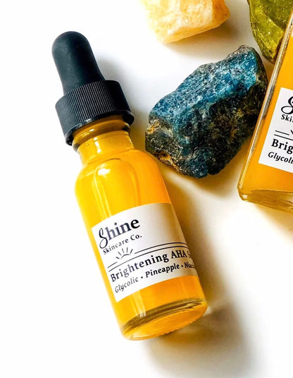 Brightening AHA Serum - Facial Serum - Natural Skincare - Natural Face Serum - Zero Waste Skincare