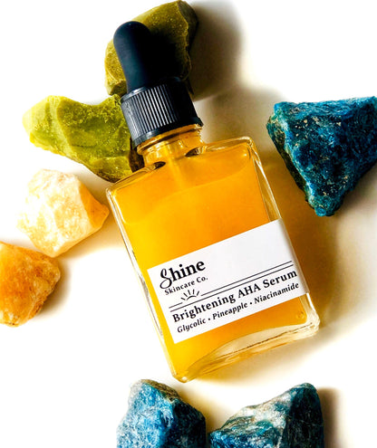 Brightening AHA Serum - Facial Serum - Natural Skincare - Natural Face Serum - Zero Waste Skincare