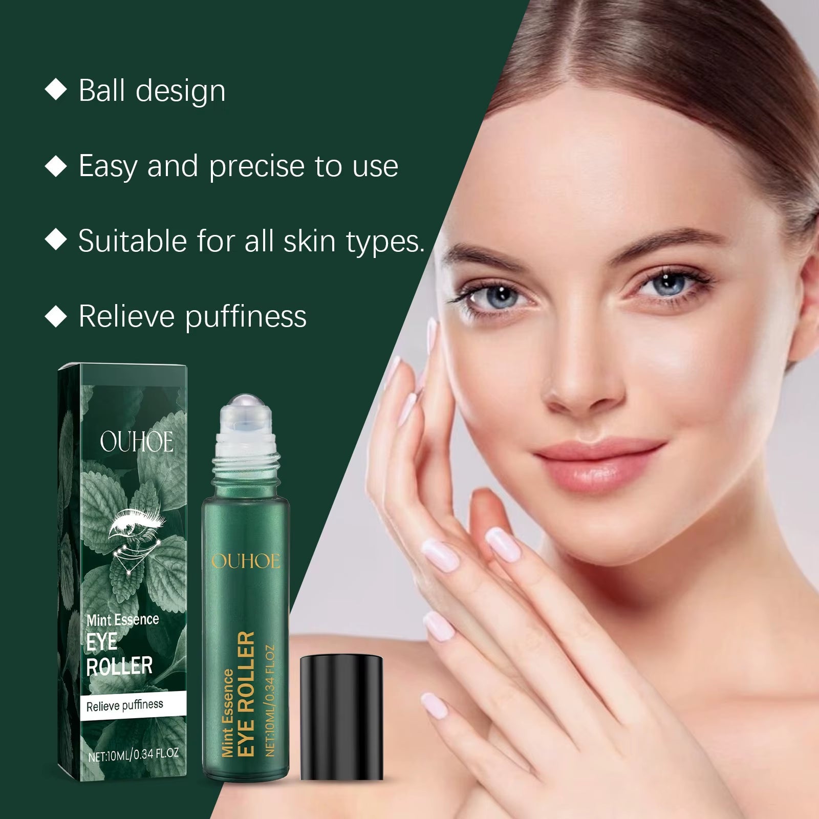 Mint Essense™ Eye Roller Serum – Dark Circle & Puffiness Corrector