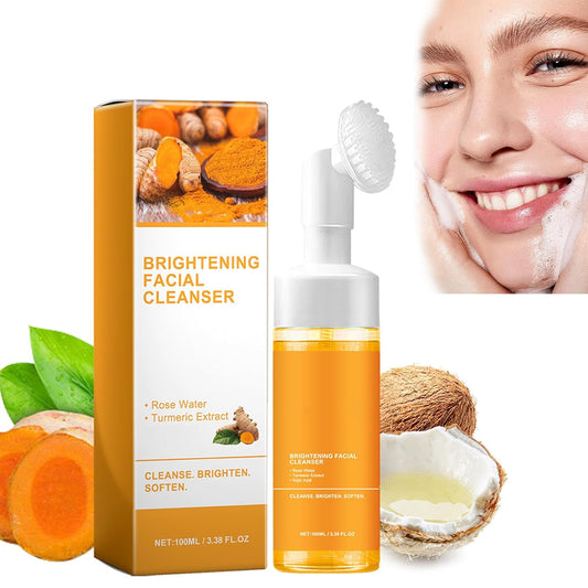 Revitalize Your Skin with Our Turmeric Foaming Facial Cleanser - Deep Cleansing, Hydrating Face Wash for All Skin Types