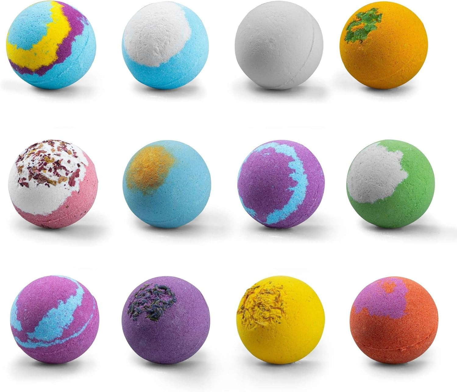Indulge in Luxury: 12 Handcrafted Bath Bombs with Coco & Shea Butter for the Ultimate Relaxation Experience