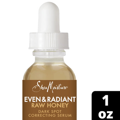 Even & Radiant Face Serum Skin Care for Uneven Skin Tone Dark Spot Corrector with Raw Honey 1 Fl Oz.