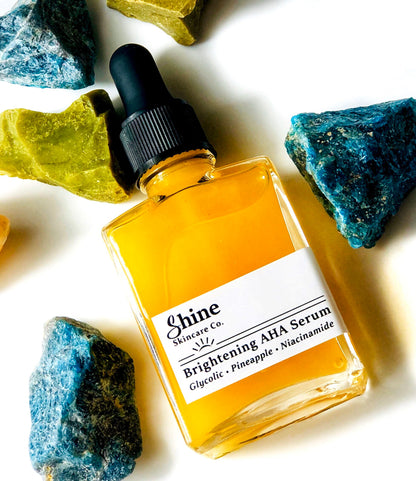 Brightening AHA Serum - Facial Serum - Natural Skincare - Natural Face Serum - Zero Waste Skincare