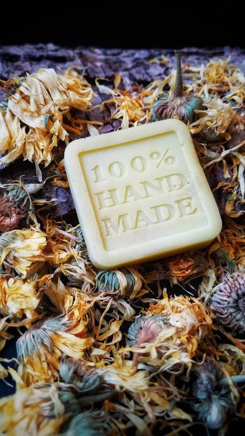 Simply Calendula Salve, Unscented Natural Skincare for Hands, Cuticles, Tattoos, Everyday Hydration, Organic Herbal Balm for Dry Rough Skin