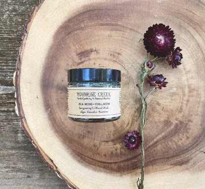 Sea Moss + Collagen Invigorating Gel Facial Mask • Algae • Cucumber • Rosemary