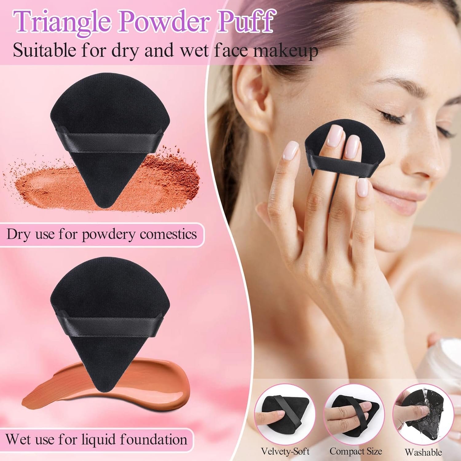 Ultimate 248-Piece Disposable Makeup Applicator Kit: Triangle Puffs, Mascara Wands, and Lip Brushes for Flawless Beauty Application