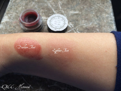 LBCC Historical a Natural Gloss Tint for Lips 1857 Godey Ladies Book Tinted Lip Gloss Cream Blush Holiday Gift Historical Gift