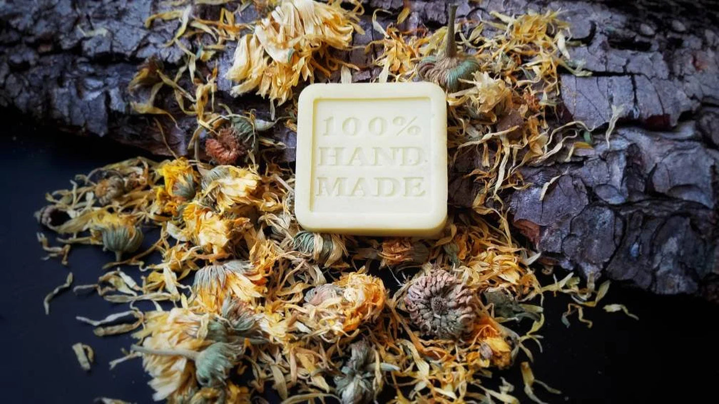 Simply Calendula Salve, Unscented Natural Skincare for Hands, Cuticles, Tattoos, Everyday Hydration, Organic Herbal Balm for Dry Rough Skin