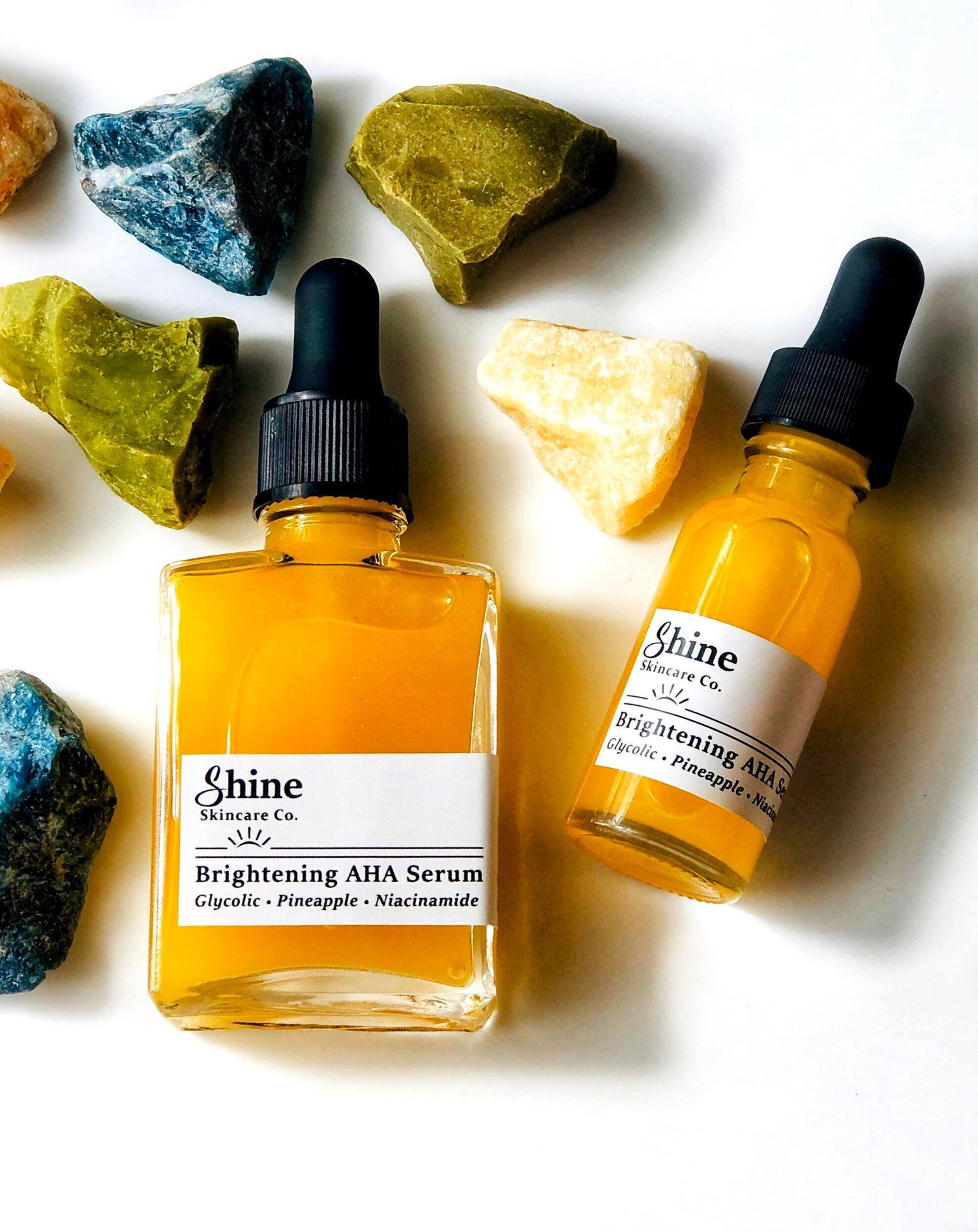 Brightening AHA Serum - Facial Serum - Natural Skincare - Natural Face Serum - Zero Waste Skincare