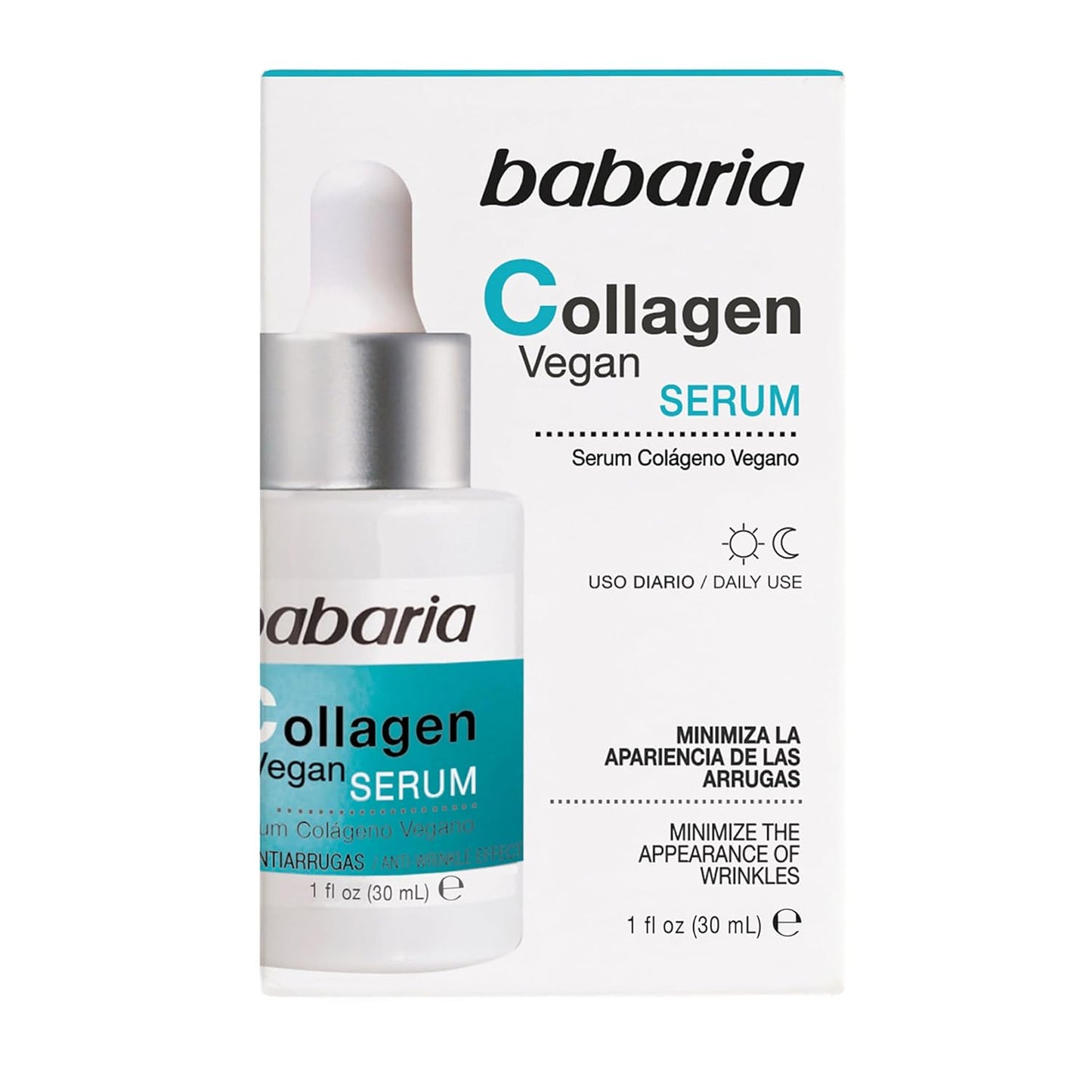 Revitalize Your Skin with Babaria's Collagen Vegan Serum - Nature's Anti-Aging Solution for Firmness and Elasticity - 1 Oz