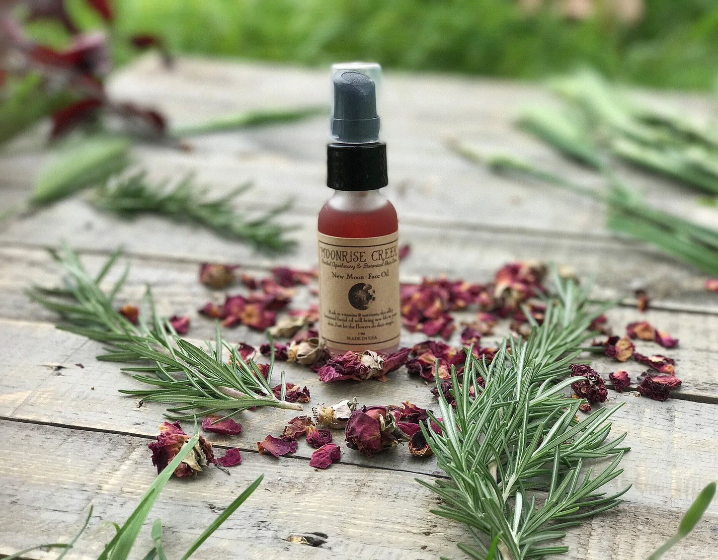 New Moon Face Oil • Just Let the Flowers Do Their Magic • Vegan • Cruelty Free