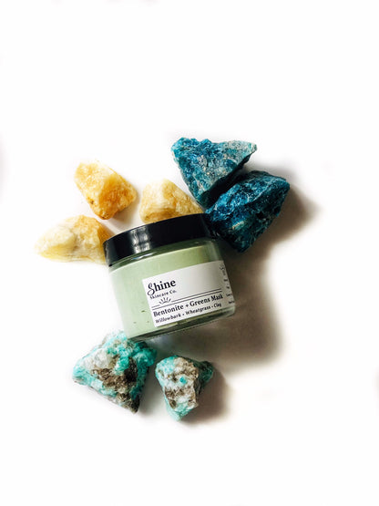 Superfood + Clay Face Mask - Face Mask Skincare - Face Mask Clay - Natural Skincare - Vegan Skin Care