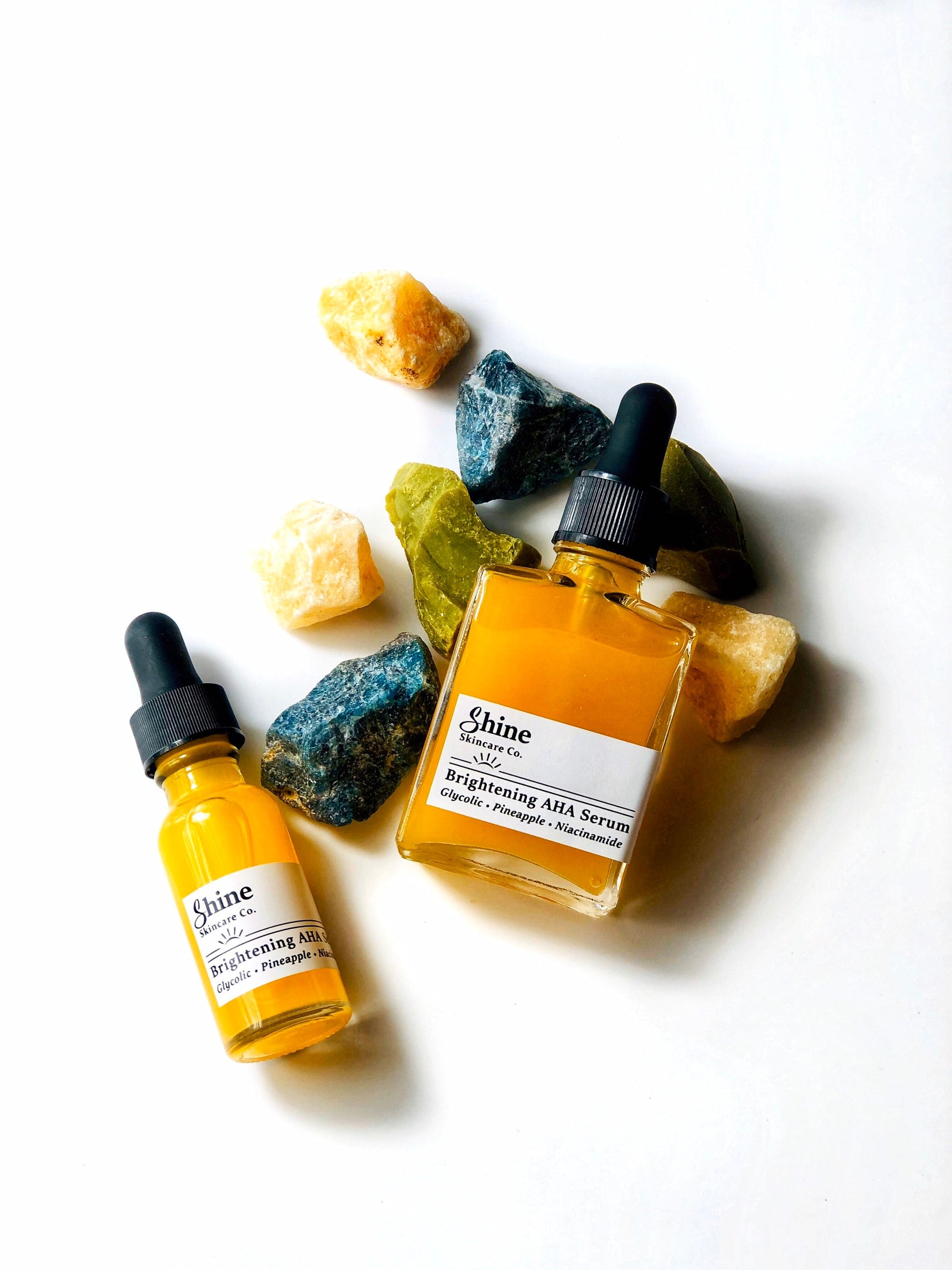 Brightening AHA Serum - Facial Serum - Natural Skincare - Natural Face Serum - Zero Waste Skincare