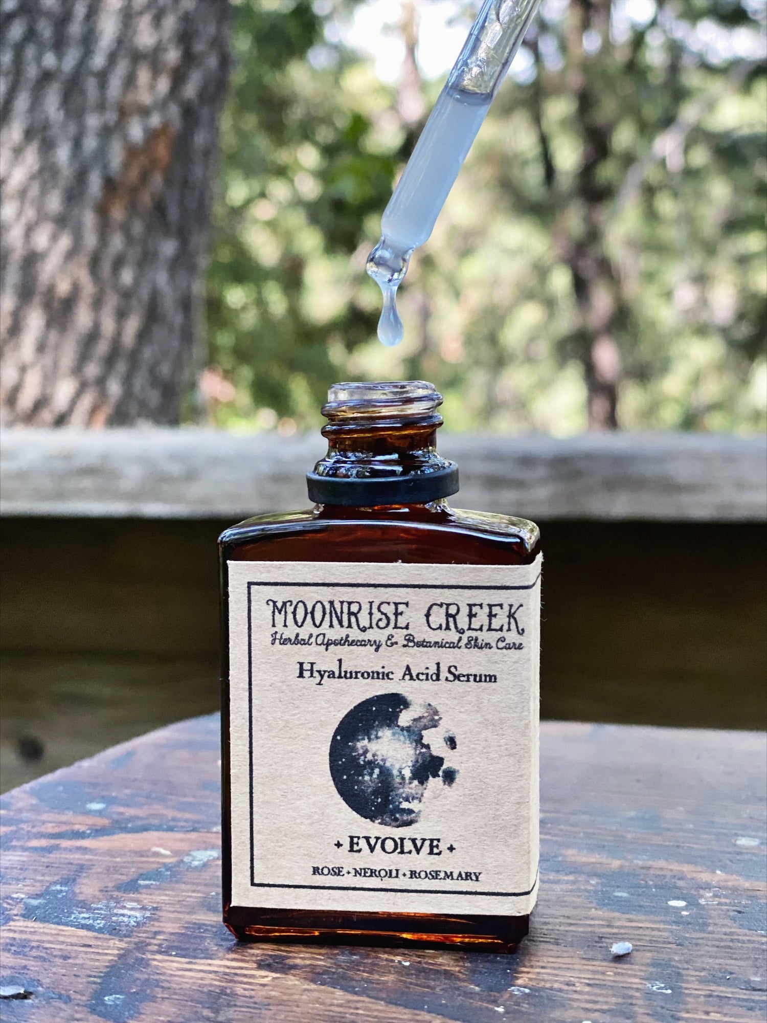 Hyaluronic Acid Serum • Facial Serum • Evolve Blend • Rose + Neroli + Rosemary