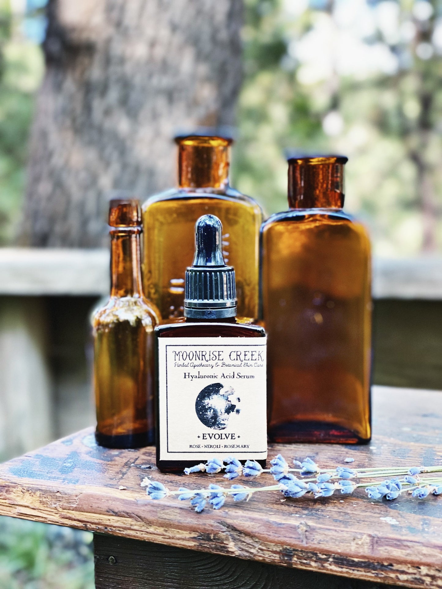 Hyaluronic Acid Serum • Facial Serum • Evolve Blend • Rose + Neroli + Rosemary