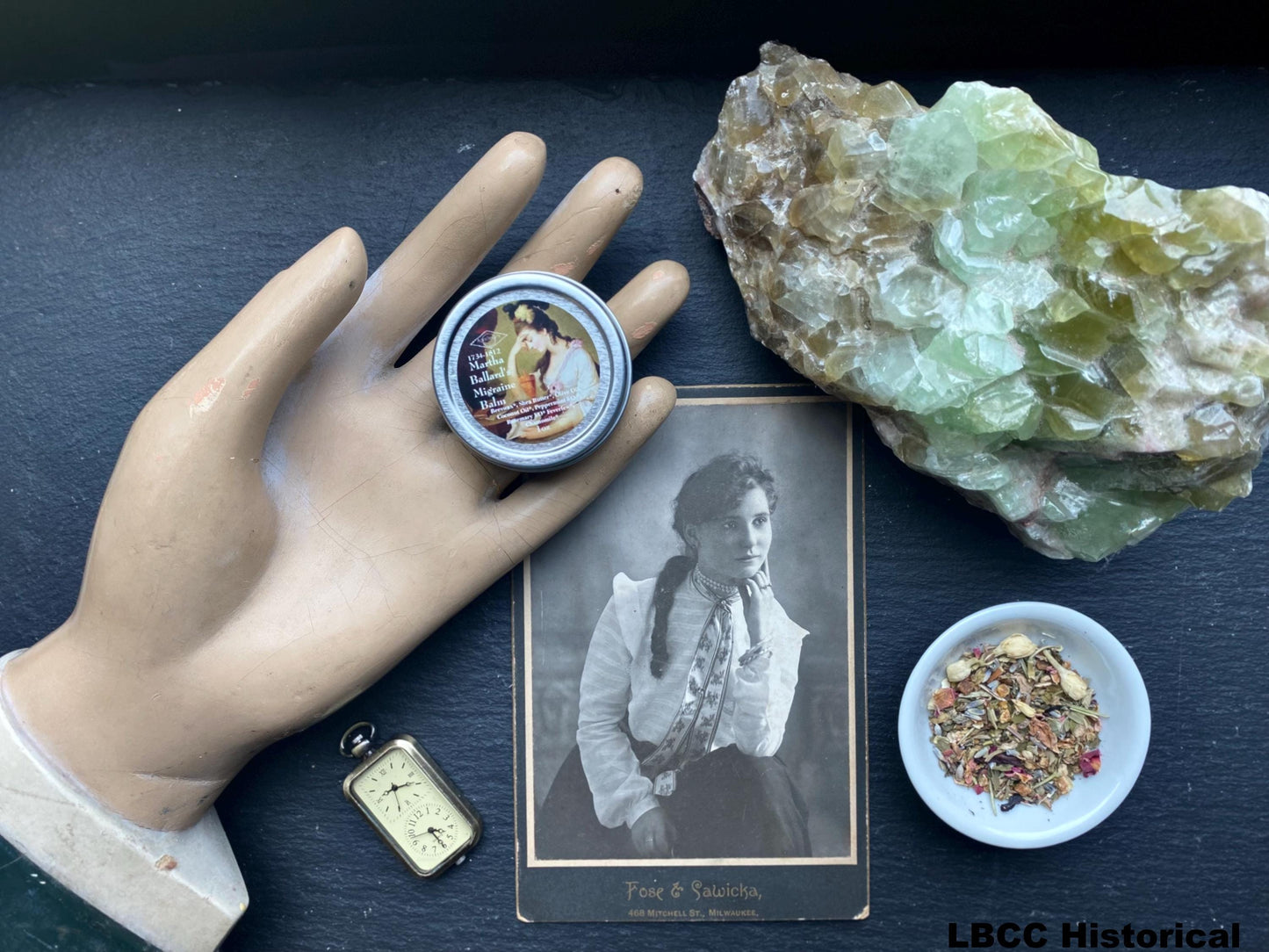 Head Neck Megrim Balm 1735-1812 Martha Ballard'S Balm ~ Natural ~ Family Safe Balm ~ LBCC Historical Apothecary