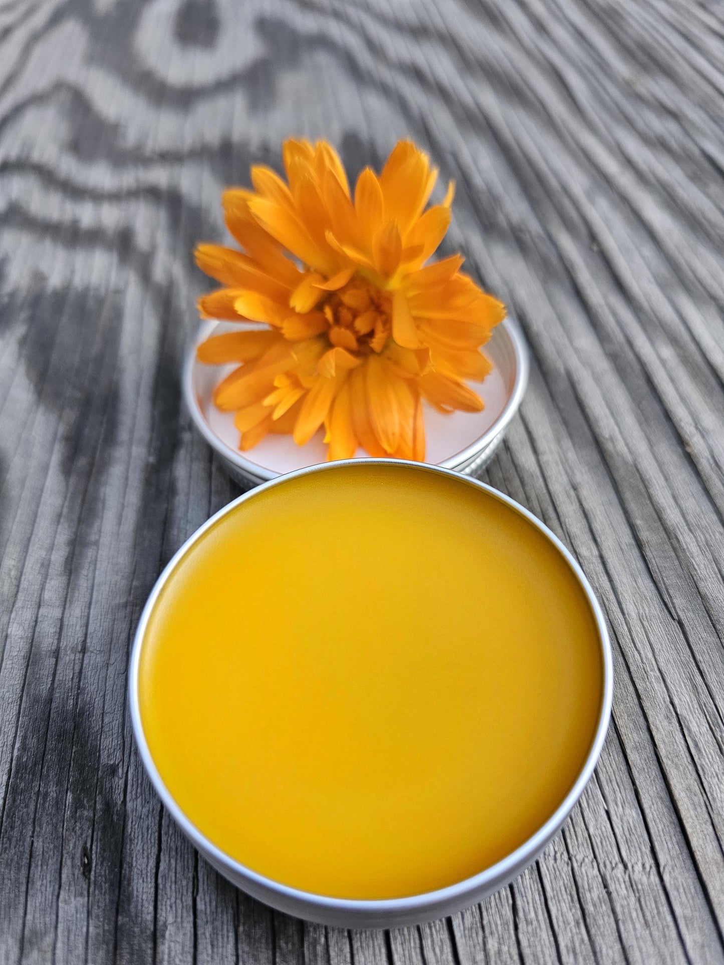Simply Calendula Salve, Unscented Natural Skincare for Hands, Cuticles, Tattoos, Everyday Hydration, Organic Herbal Balm for Dry Rough Skin