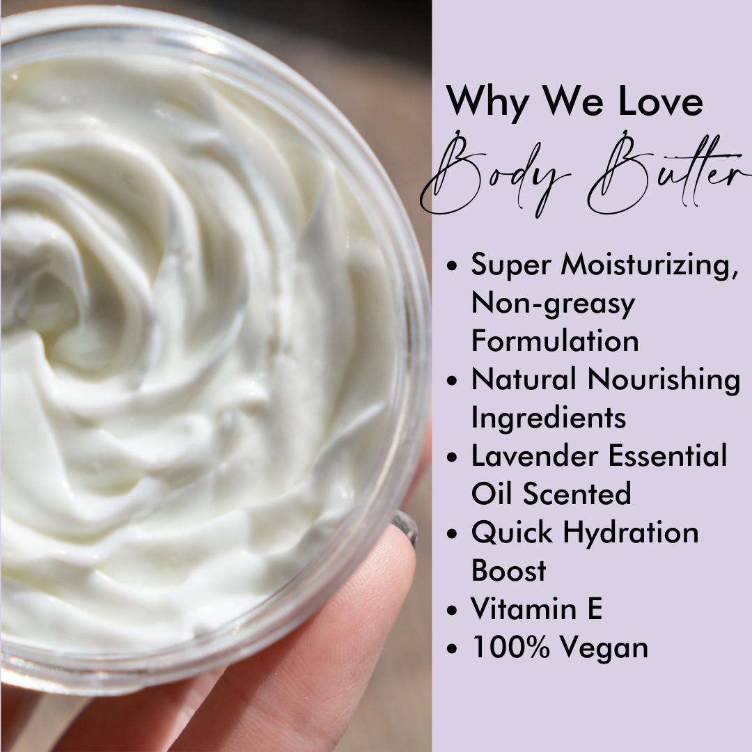 Indulge in Our Vegan Body Yogurt - Luxurious Moisturizing Body Butter with Shea Butter, Coconut Oil & Essential Oils - Available in Lavender, Vanilla Rose & Citrus Ylang Ylang - Perfect for Self-Care and Birthday Gifts!