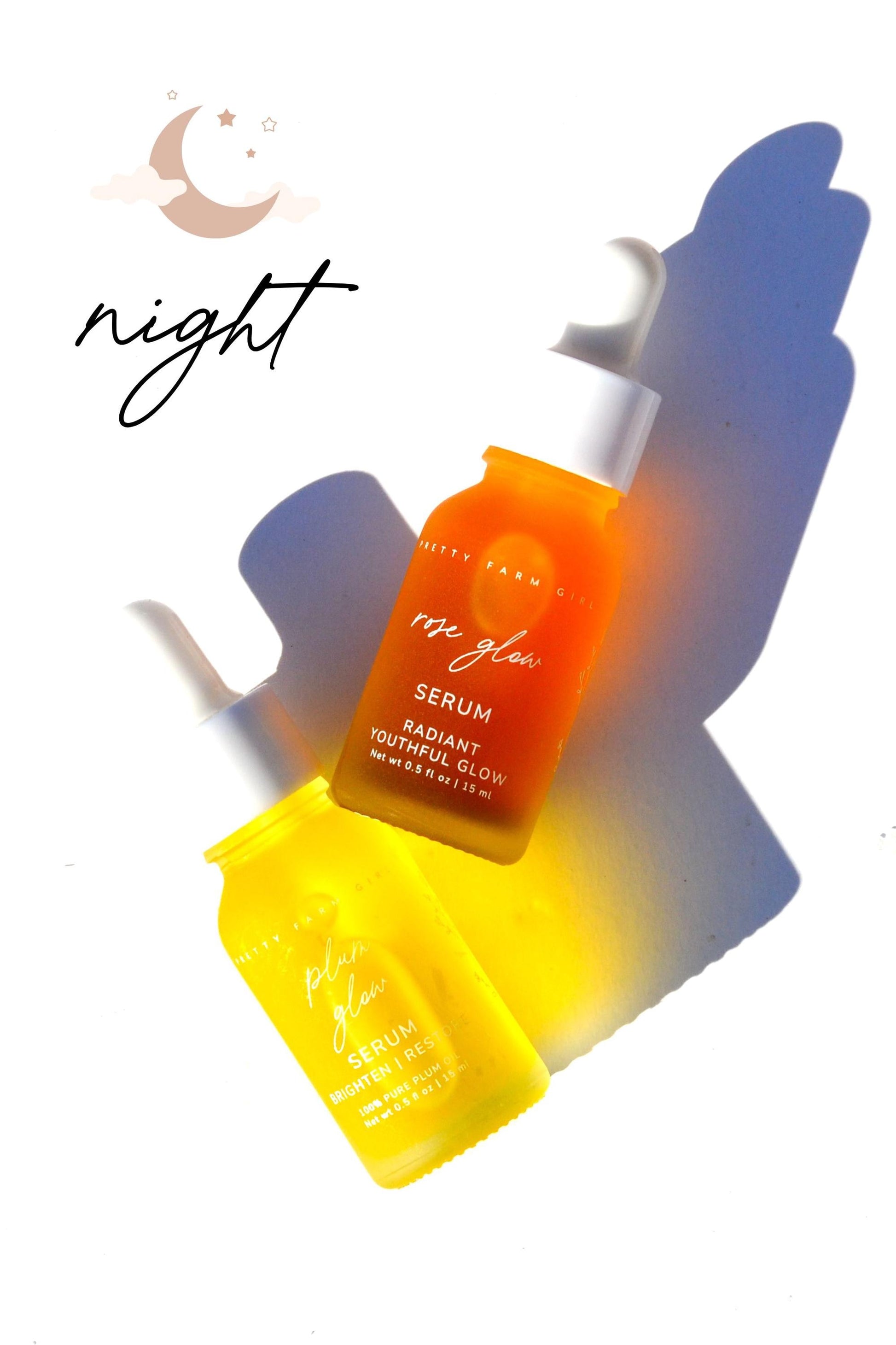 Revitalize Your Skin with the Daily Glow Serum Kit - Featuring Pomegranate, Coffee Bean, Plum, and Rose Glow Serums