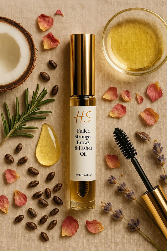Transform Your Look with Our Organic Natural Lash & Brow Growth Serum – Enriched with Castor, Jojoba, and Argan Oil for Longer Lashes and Fuller Brows