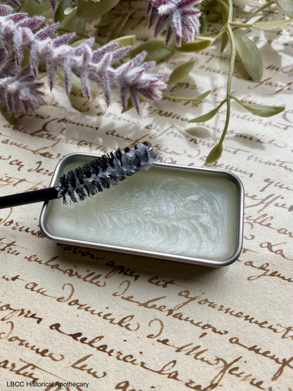 NEW 1929 Clear Eyelash Mascara Curl Pomade, Vintage Makeup, Zero Waste Natural Mascara, Longer Thicker Lashes Flapper Makeup
